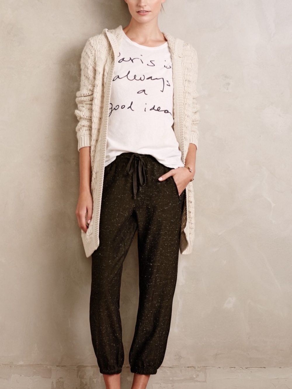 Anthropologie Cloth and Stone Spring Lake Joggers (Small)